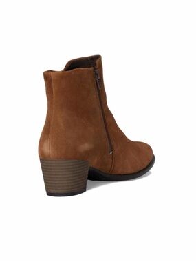 Ecco Women's Suede Ankle Booties - Tan Brown Size 5.5